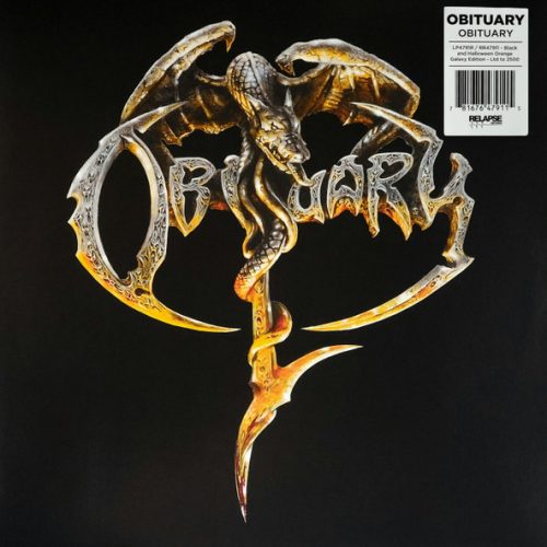 Obituary – Obituary (Self‑Titled) (Black & Halloween Orange Galaxy Merge Vinyl)