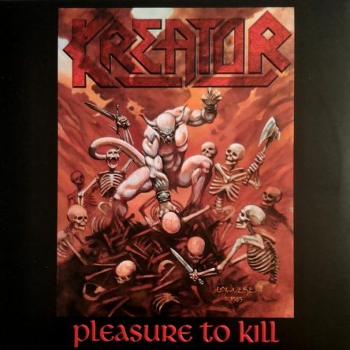 Kreator – Pleasure to Kill (Clear with Red Splatter Vinyl – 40th Anniversary