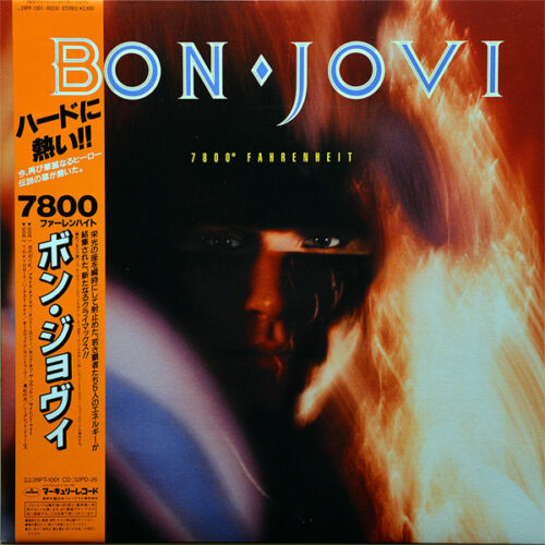 Bon Jovi – 7800° Fahrenheit (1985 Japanese Pressing LP • EX/VG+ • 28PP‑1001)