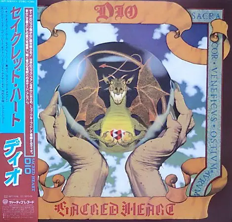 Dio – Sacred Heart (1985 Japanese Pressing LP • VG+ • 28PP‑1008)